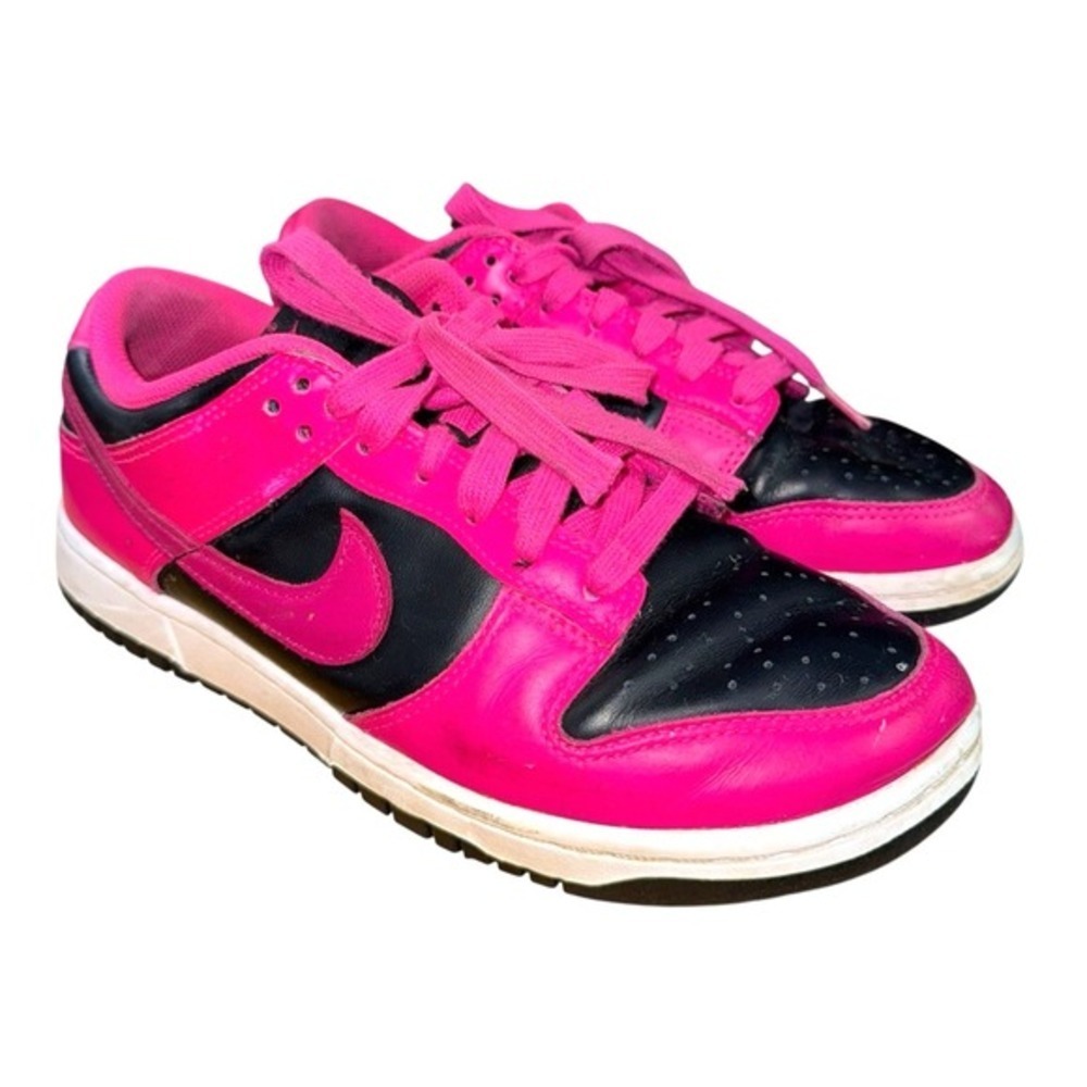 Nike Dunk‎ Low Top Womens 8 PRE-OWNED DD1503-604 Sneakers Pink/Fireberry Shoes
